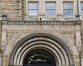 Up-close Kanawha County courthouse in Charleston, West Virginia USA Royalty Free Stock Photo