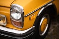 Up Close with a 1970 Mercedes Headligh