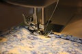 Up close Sewing machine Royalty Free Stock Photo