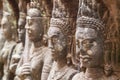 Up close: Terrace of the leper king in Cambodia`s Siem Reap park