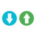 Up and down arrows , Royalty Free Stock Photo