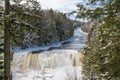 Frozen Tahquamenon Falls SP, MI Royalty Free Stock Photo