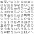 We are up with trade icon Vector. These trade icons pack is intended to make you ready to get your business site, application ico Royalty Free Stock Photo