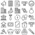 We are up with trade icon Vector. These trade icons pack is intended to make you ready to get your business site, application ico Royalty Free Stock Photo