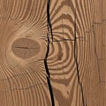 Up of a wooden surface displaying distinct grain patterns and Royalty Free Stock Photo
