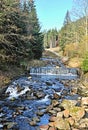 Upa river above Pec pod Snezkou Royalty Free Stock Photo