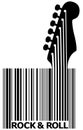 UPC barcode with guitar