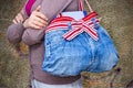 Upcycling jeans bag