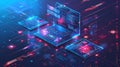 Update concept for software. Development of applications, optimization, and web Royalty Free Stock Photo