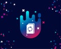 Update Document simple icon. Refresh File sign.