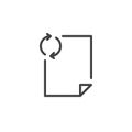 Update file document outline icon