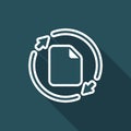 Update file - Flat minimal icon