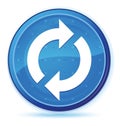 Update icon midnight blue prime round button Royalty Free Stock Photo