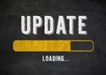 Update loading progress bar Royalty Free Stock Photo