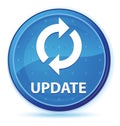 Update midnight blue prime round button Royalty Free Stock Photo