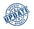 Update rubber stamp illustration Royalty Free Stock Photo