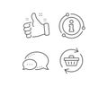Update Shopping cart line icon. Online buying. Vector