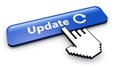 Update Sign And Icon On Web Button Royalty Free Stock Photo