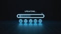 Update software application upgrade technology concept. Royalty Free Stock Photo