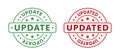 Update stamp icon Royalty Free Stock Photo