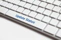 Update status button Royalty Free Stock Photo