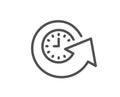Update time line icon. Refresh watch sign.