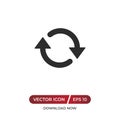 Update vector icon in modern design style for web site and mobile app. Royalty Free Stock Photo