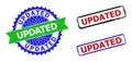 UPDATED Rosette and Rectangle Bicolor Seals with Rubber Surfaces