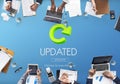 Updated Upgrade New Download Improvement Concept Royalty Free Stock Photo