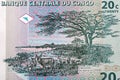 Upemba National Park from Congolese money