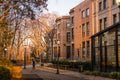 Upenn campus in a weekend Royalty Free Stock Photo