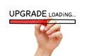 Upgrade Loading Bar Concept Royalty Free Stock Photo