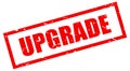 Upgrade grunge stamp Royalty Free Stock Photo