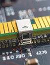 Upgrading Computer Memory - A Macro Shot Royalty Free Stock Photo