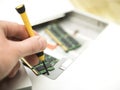 Upgrading Computer Memory Royalty Free Stock Photo