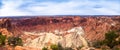 Upheaval Dome, Canyonlands on a cold April day near Moab Royalty Free Stock Photo