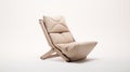 Delicate Lounge Chair In The Style Of Hiroshi Nagai