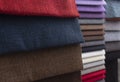 Upholstery color samples interior design concept Royalty Free Stock Photo