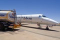 Upington Airport, South Africa 17/01/2019 - aircraft refueling