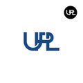 UPL Logo Letter Monogram Design Royalty Free Stock Photo