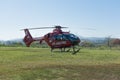 Upland Fire Department helicopter Royalty Free Stock Photo