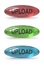 Upload button Royalty Free Stock Photo