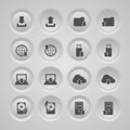 Upload Download Icons Set Royalty Free Stock Photo