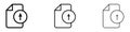 Upload file icon vector