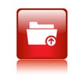 Upload folder icon Royalty Free Stock Photo