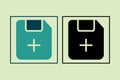 Upload icon. icon related to UI elements. suitable for web site, app, user interfaces,element, printable etc. solid icon style. Royalty Free Stock Photo
