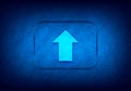 Upload icon abstract digital design blue background Royalty Free Stock Photo