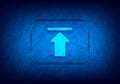 Upload icon abstract digital design blue background Royalty Free Stock Photo