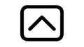 Upload Icon Up Arrow in Square UI Button Element, vector design Generative AI Royalty Free Stock Photo