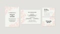 Minimalist Wedding Charm: Vector Templates for Your Greeting Cards and Invitations. Save the Date in a Delightfully Simple Design.